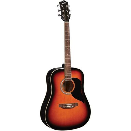 Eko Ranger 6 Eq Brown Sunburst Chitarra acustica elettrificata marrone sfumata