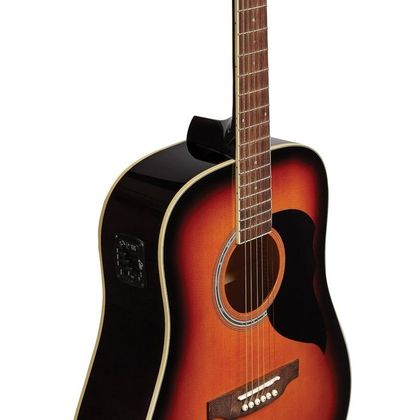 Eko Ranger 6 Eq Brown Sunburst Chitarra acustica elettrificata marrone sfumata