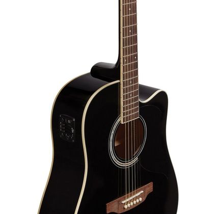 Eko Ranger CW EQ Black Chitarra acustica elettrificata nera