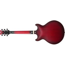 Ibanez Artcore AM53 SRF Sunburst Red Flat Chitarra semiacustica