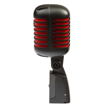 Proel Eikon DM55 V2 RDBK Satin Black/Red Microfono dinamico professionale per voce vintage nero satinato e rosso