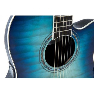 Ovation Celebrity Standard Exotic Super Shallow CS28P-RG-G Caribbean Blue/Natural acustica elettrificata