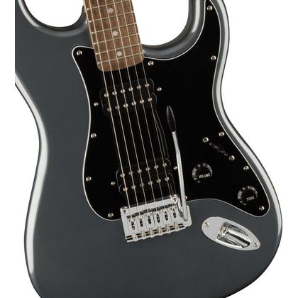 Fender Squier Affinity Stratocaster HH LRL BPG Charcoal Frost Metallic Chitarra elettrica