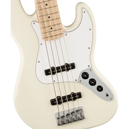 Fender Squier Affinity Jazz Bass V MN WPG Olympic White Basso elettrico 5 corde