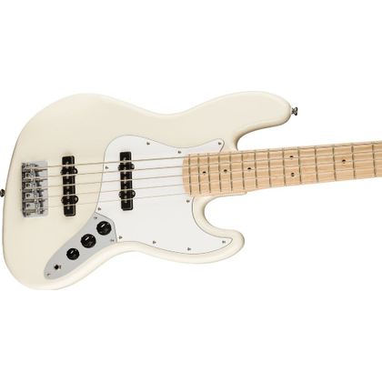 Fender Squier Affinity Jazz Bass V MN WPG Olympic White Basso elettrico 5 corde