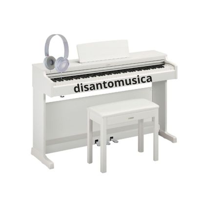 Yamaha YDP164 Arius White Pianoforte digitale bianco + panca + cuffie