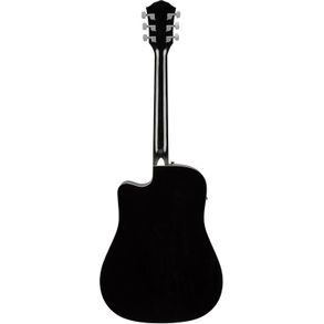 Fender FA125CE Black Chitarra acustica elettrificata nera