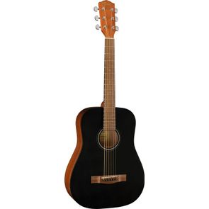 Fender FA15 3/4 Steel Black Chitarra acustica