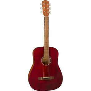 Fender FA15 3/4 Steel Red Chitarra acustica