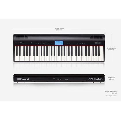 Roland GO:PIANO61 Pianoforte digitale 61 tasti semipesati
