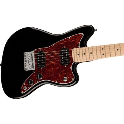 Fender Squier FSR Mini Jazzmaster HH TSPG Black Chitarra elettrica 3/4