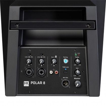 HK AUDIO Polar 8 Sistema a colonna Bluetooth e subwoofer 8" 1200W Coppia B-Stock