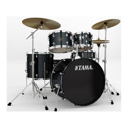 TAMA RM52KH6C CCM Batteria acustica nera completa + piatti