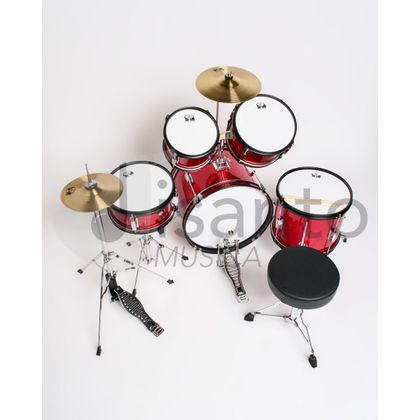 Batteria Acustica Junior 5 pezzi per bambini - Red