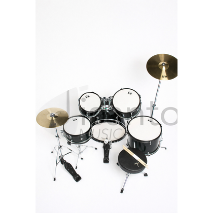 Batteria Acustica Completa - Junior Series 5 pezzi Black