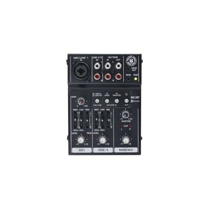 Topp Pro TP MX3BT Mixer 3 canali con funzione USB e Bluetooth