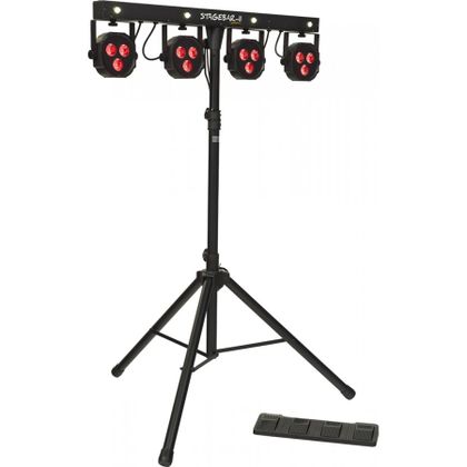 Algam Lighting Stagebar II - Set di Illuminazione PAR LED con Controllo DMX