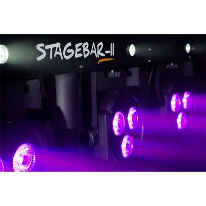 Algam Lighting Stagebar II - Set di Illuminazione PAR LED con Controllo DMX