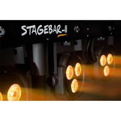 Algam Lighting Stagebar II - Set di Illuminazione PAR LED con Controllo DMX