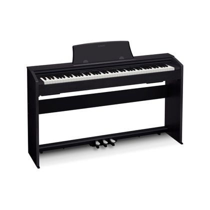 Pianoforte digitale 88 tasti pesati Casio Privia PX 770 Black + Stand Proel + Cuffie