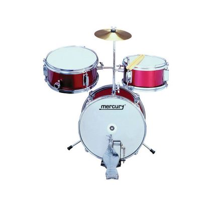 Mercury DBJ30-4 Batteria acustica Junior per bambini Rossa