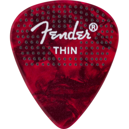 FENDER Plettri Puntinati 351 in Celluloide - Pack da 12 Thin