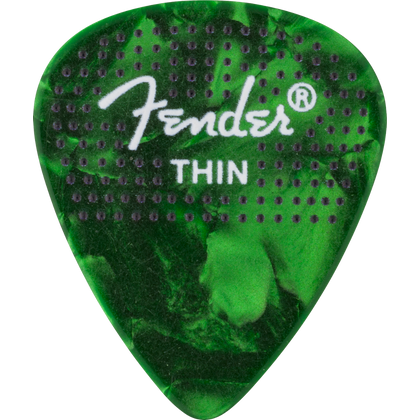 FENDER Plettri Puntinati 351 in Celluloide - Pack da 12 Thin