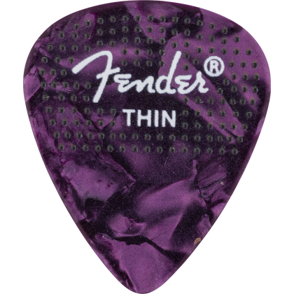 FENDER Plettri Puntinati 351 in Celluloide - Pack da 12 Thin