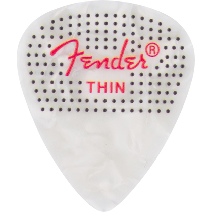 FENDER Plettri Puntinati 351 in Celluloide - Pack da 12 Thin