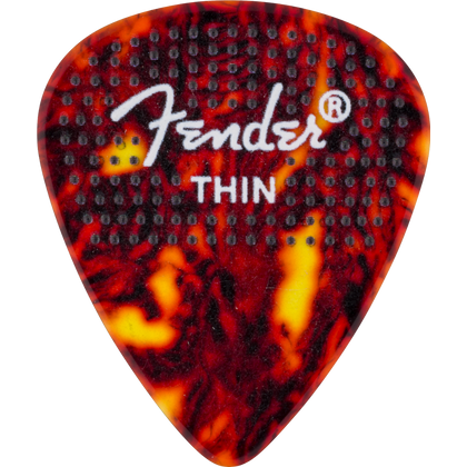 FENDER Plettri Puntinati 351 in Celluloide - Pack da 12 Thin