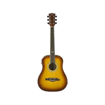 EKO TRI Mini Eq Honey Burst Chitarra acustica elettrificata travel