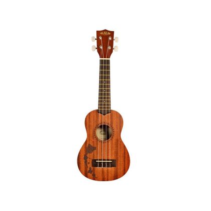 KALA KA-15S-H1 Ukulele Soprano in mogano con intarsio a laser