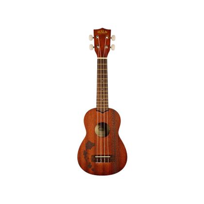 KALA KA-15S H2 Ukulele soprano in mogano con intarsio a laser