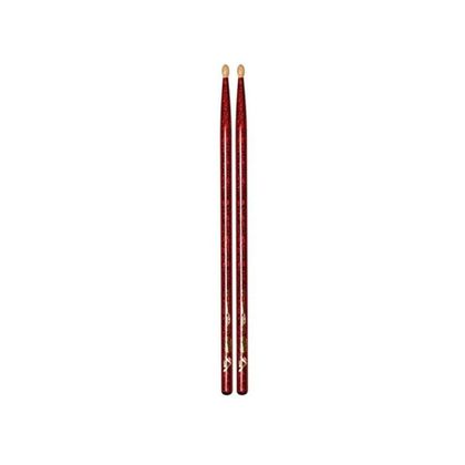 Vater VT-VCR5A Coppia di bacchette per batteria rosse brillantinate