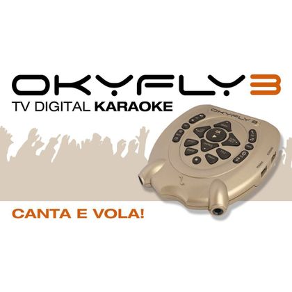 M-Live OkyFly3 Plus Lettore basi midi Karaoke per TV e PC con Microfono