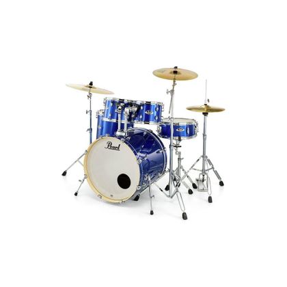 Pearl Export EXX725FBR High Voltage Blue Batteria acustica completa blu