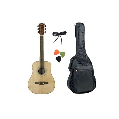 EKO TRI Mini Eq Natural Chitarra acustica elettrificata travel + accessori