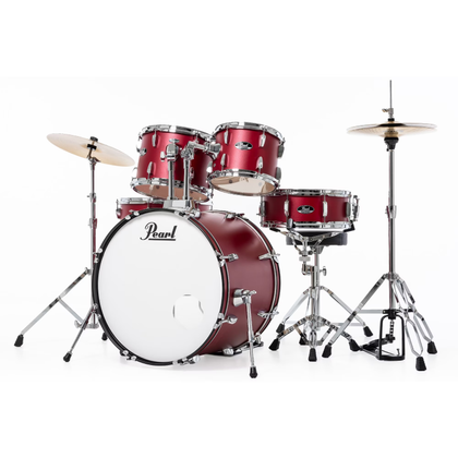 Pearl Roadshow RS525SC/C747 Red Wine Batteria acustica completa Rossa 2 piatti Sabian e Sgabello