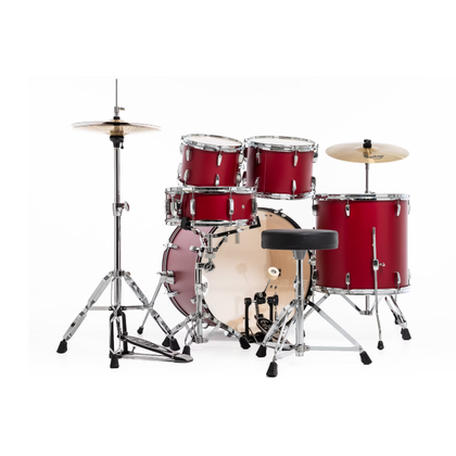 Pearl Roadshow RS525SC/C747 Red Wine Batteria acustica completa Rossa 2 piatti Sabian e Sgabello