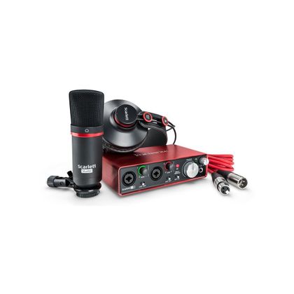 FOCUSRITE Scarlett 2i2 Studio Pack 2' Generazione Kit scheda audio + microfono + cuffie