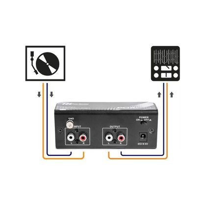POWER DYNAMICS PDX010 Preamplificatore per Giradischi