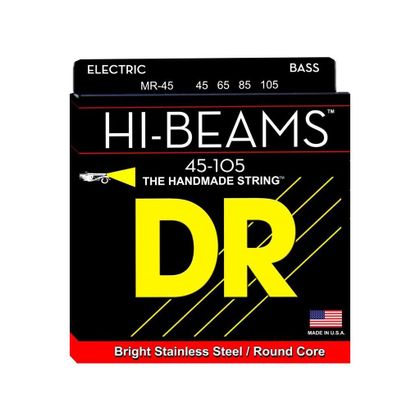 DR STRINGS MR-45 Hi-Beams Muta di corde per basso elettrico 045-105