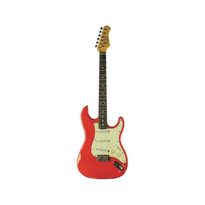 Eko S300 Relic Fiesta Red Chitarra elettrica