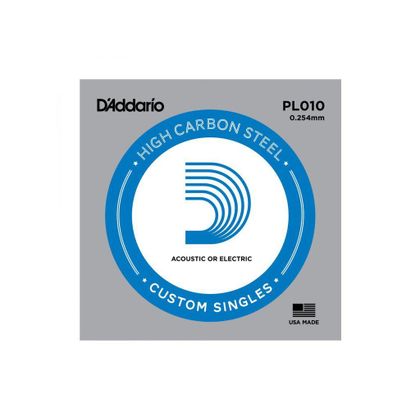 Corda singola per chitarra acustica / elettrica D'Addario 010