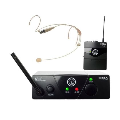 Radiomicrofono Sistema wireless AKG WMS40 Pro Mini Set + archetto HCM23AK