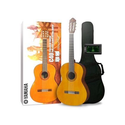 Yamaha C40 II Standard Pack Chitarra classica con borsa e accordatore