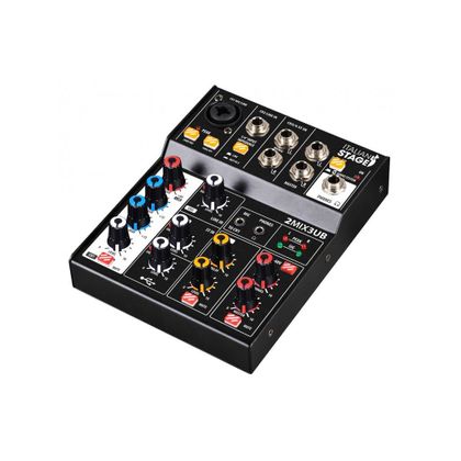 Italian Stage 2MIX3UB Mixer usb bluetooth 3 canali con effetti