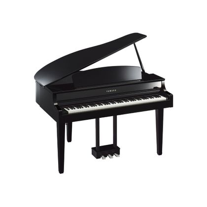 Yamaha Clavinova CLP665GP Polished Ebony Pianoforte digitale a coda nero lucido