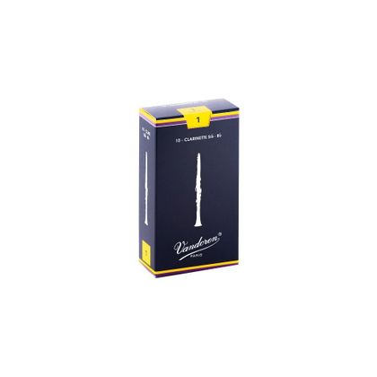 Vandoren Traditional CR101 ance per Clarinetto in Sib n. 1 (Confezione da 10)