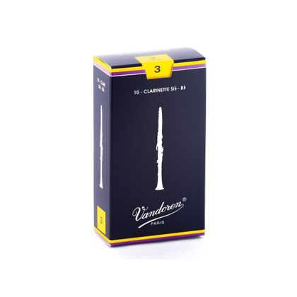 Vandoren Traditional CR103 ance per Clarinetto in Sib n. 3 (Confezione da 10)